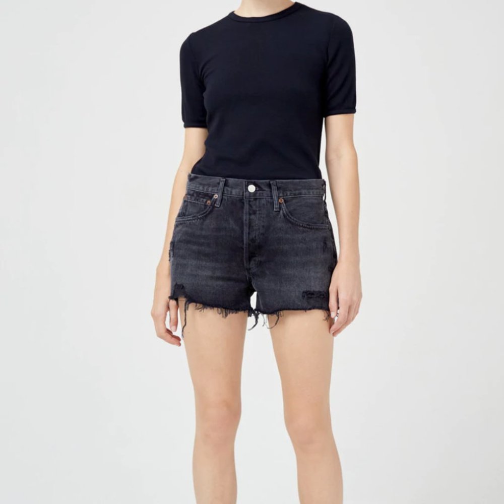 AGOLDE Parker Shorts in Vortex